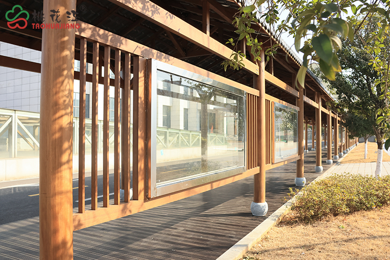 竹裝配式文化連廊