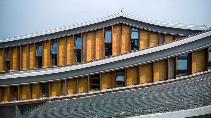 任意竹?做為格柵板、吊頂板