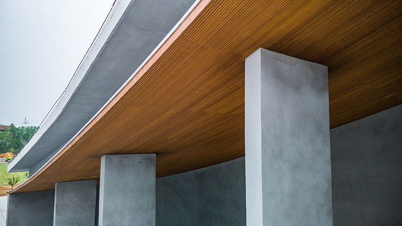 無限長竹天花吊頂